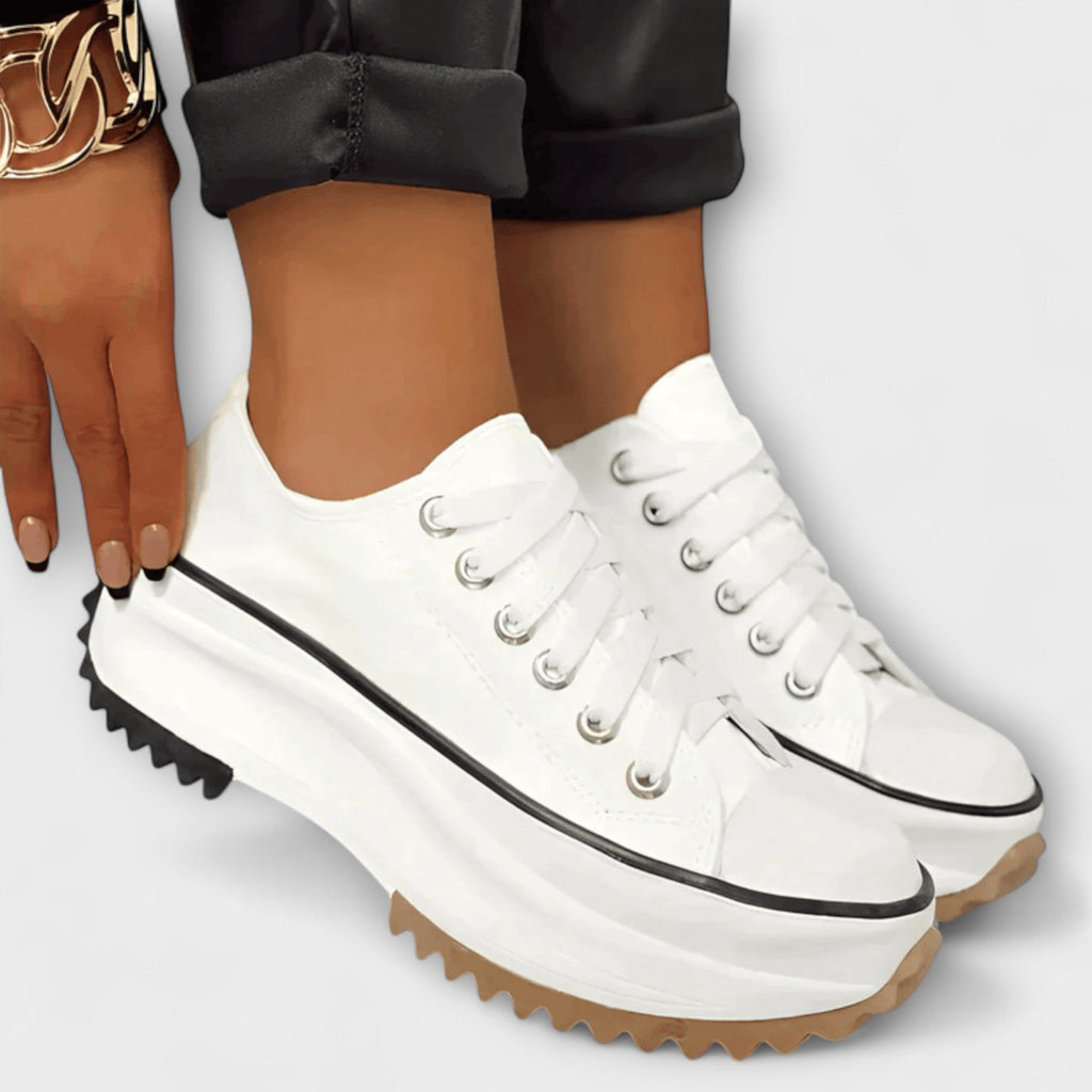 Jinky - Trendy Plateau-Schnürschuhe
