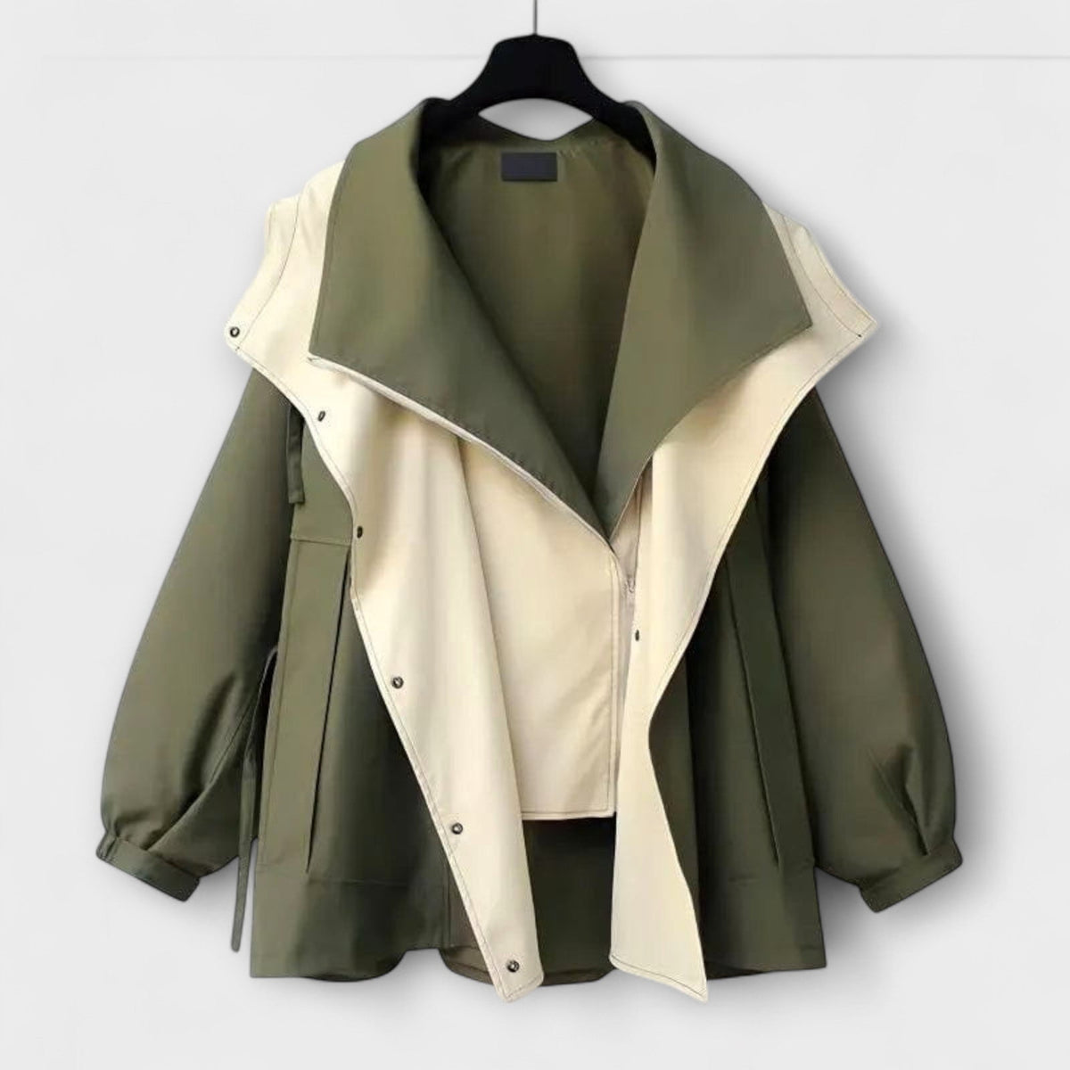 Mera - Bicolor Oversized Jacke