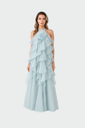 Květoslava - Maxikleid mit hoher Taille