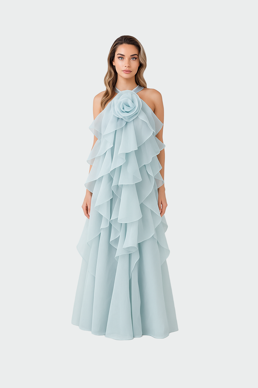 Květoslava - Maxikleid mit hoher Taille