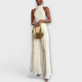 Pilarica - Elegantes plissiertes asymmetrisches Set