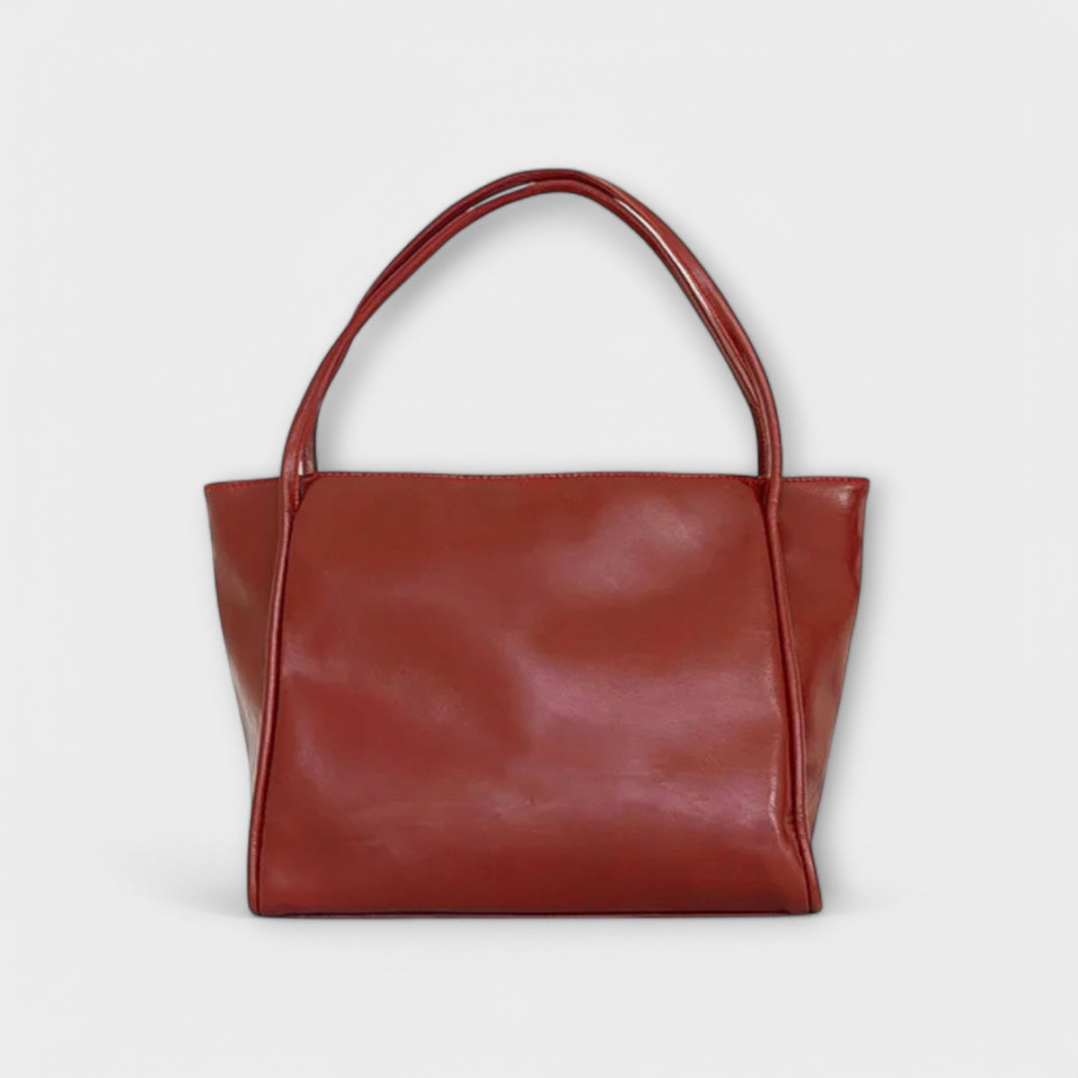 Shopper Damen Gross Schultertasche Vintage-Optik Schwarz Braun Rot – Blair