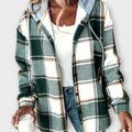 Zelina - Karierter Kapuzenpullover für Frauen