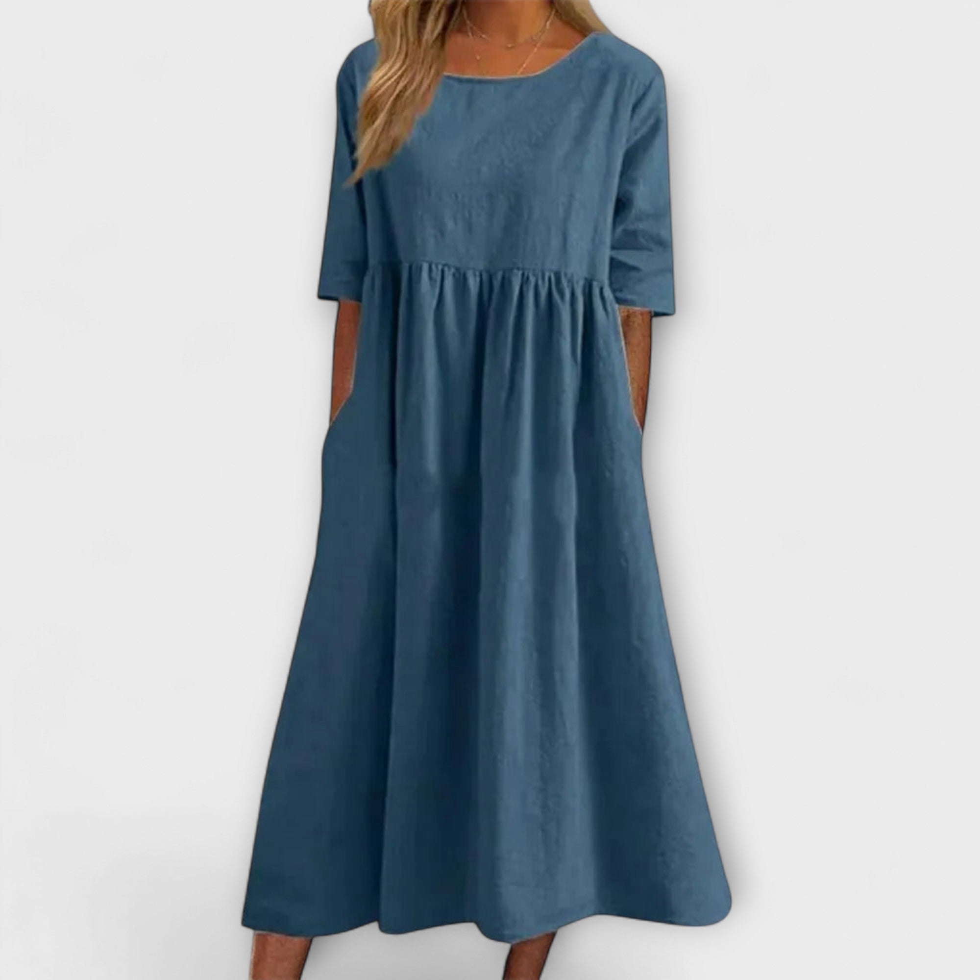 Anja - Bauchbedeckendes Kleid