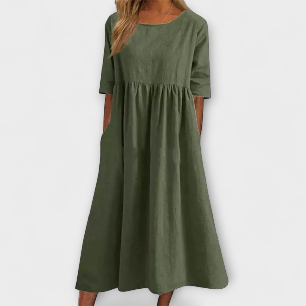 Anja - Bauchbedeckendes Kleid