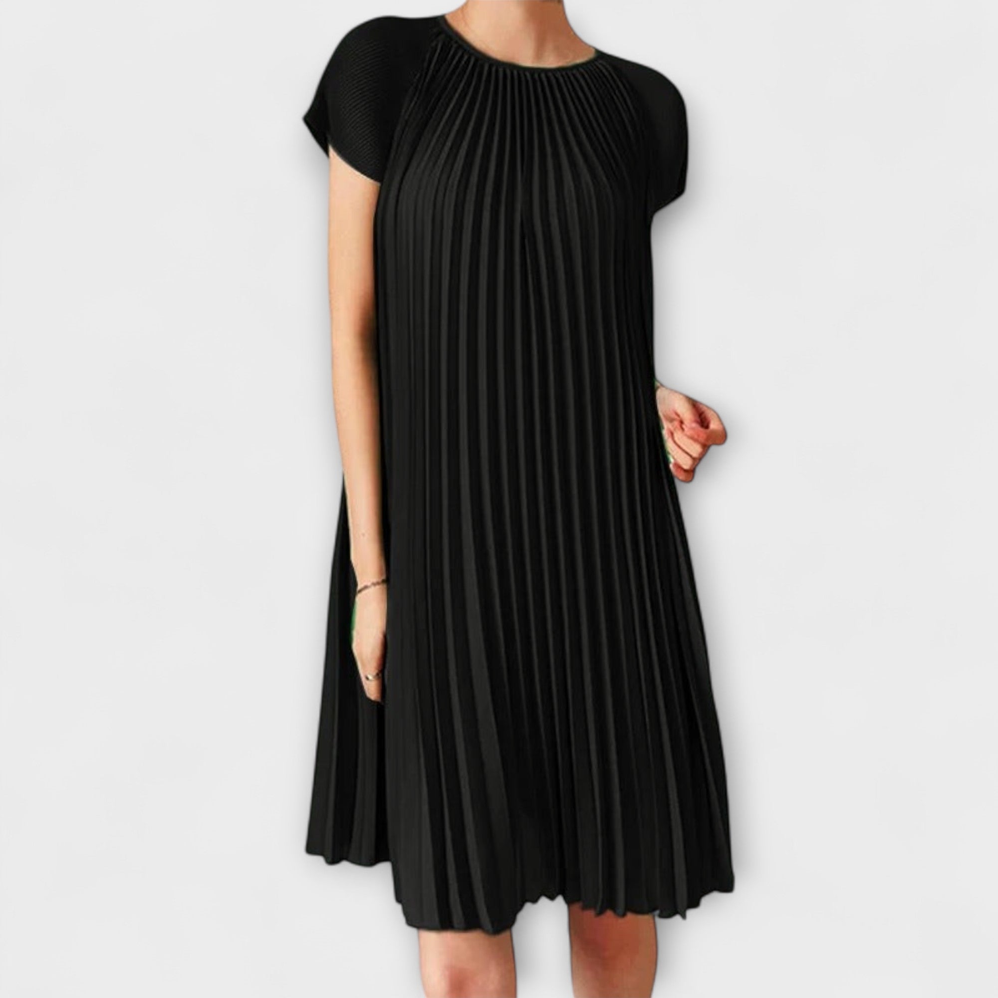 Elegantes Plisseekleid