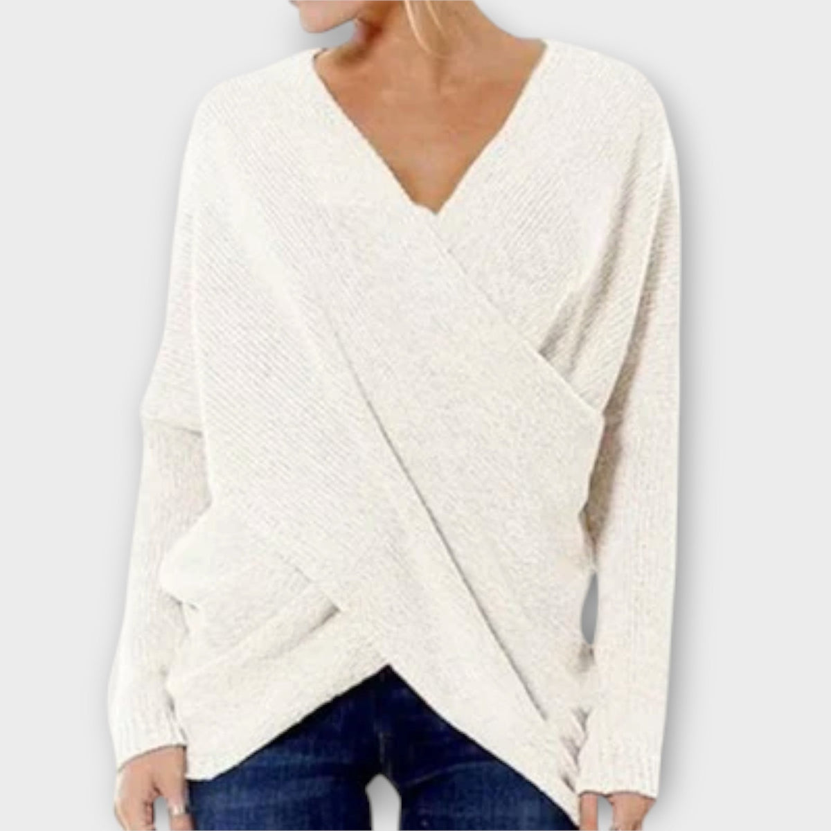 Heidi - Gekreuzter Pullover
