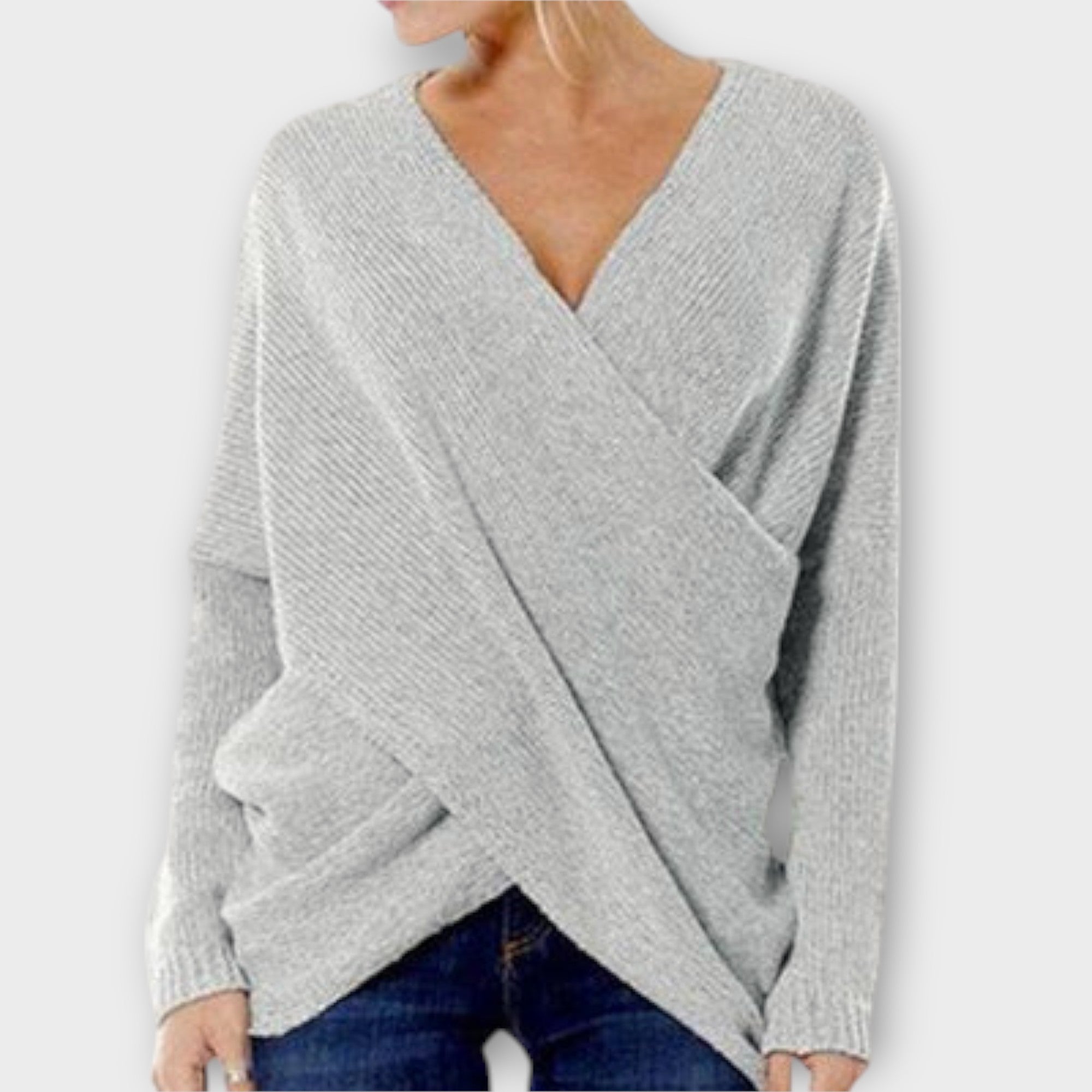 Heidi - Gekreuzter Pullover