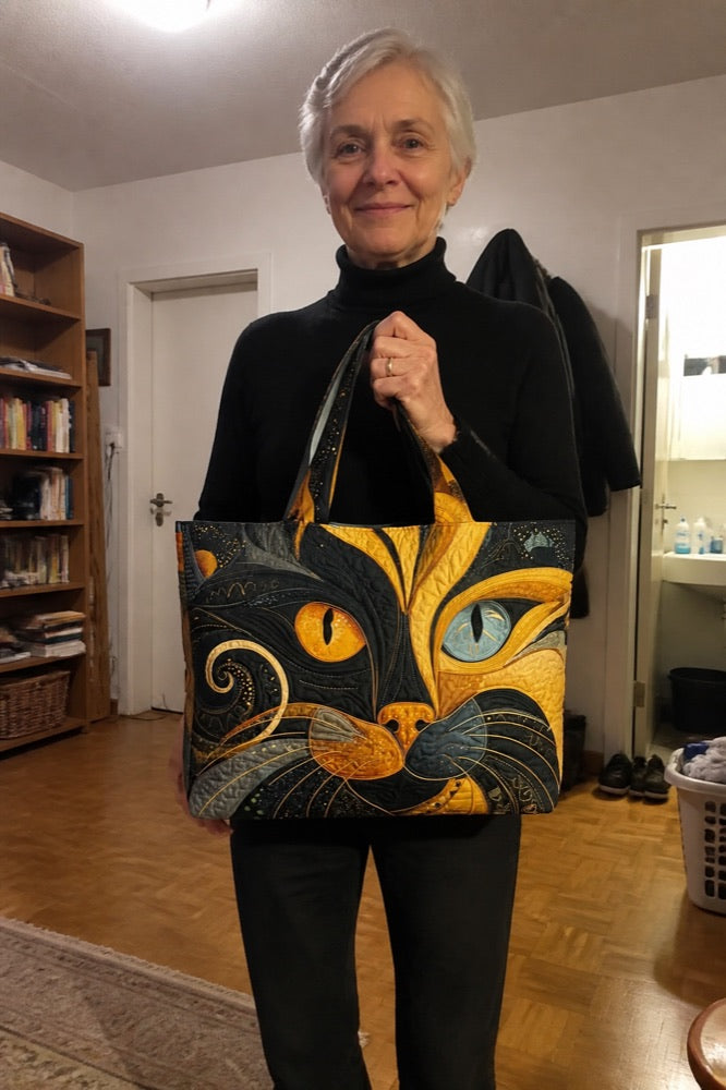 Mirabelle - Gesteppte Tasche mit Tulpen